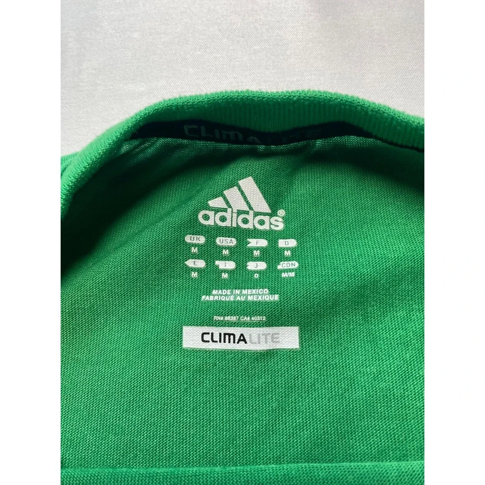 Adidas Mens Climalite Short Sleeve Performance T-Shirt Green X26670 Size M